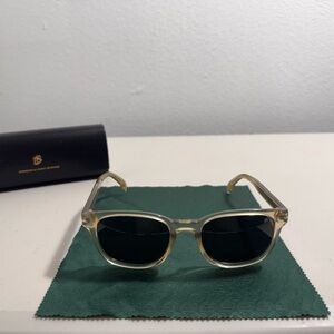 Stylish Black and Tan Sunglasses
